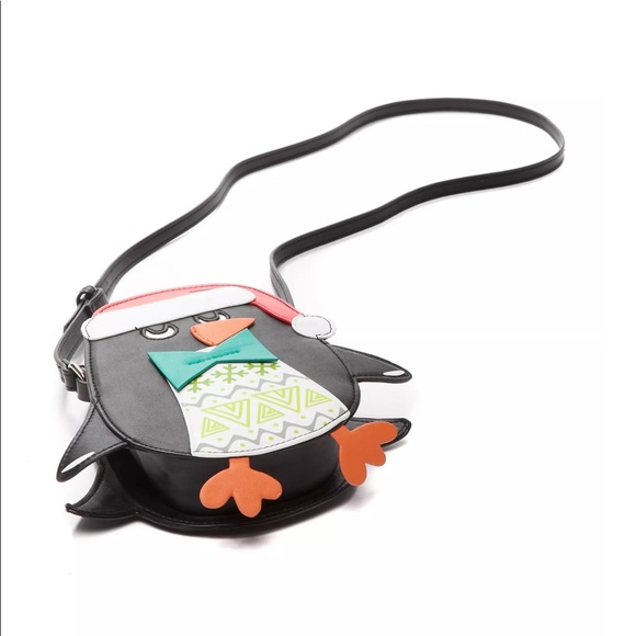 Lily Bloom Crossbody Merry Mr. Wobbles Cute Penguin! - Picture 6 of 7